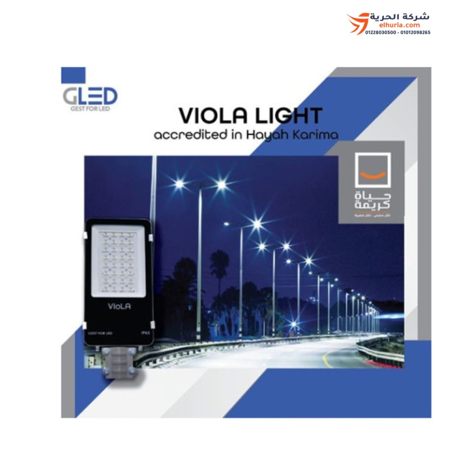 Lampione stradale a LED Viola Guest